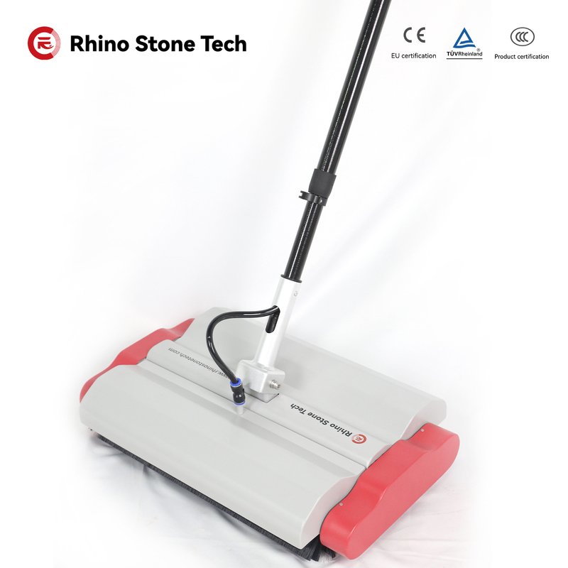 Rotary Handel Solar Panel Roller Brush Battery Powered IP65 Cleaning Solar Panels On Roof