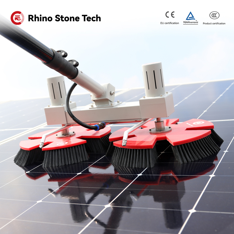 Mobile Solar Water Heater Panel Cleaning High Speed Wiper For Solar Module Cleaning DC24V