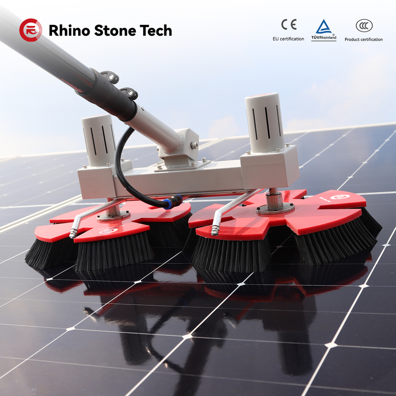 7.5Meter Solar Cleaning Kit Telescopic Handle Telescopic Brush For Cleaning Solar Panels