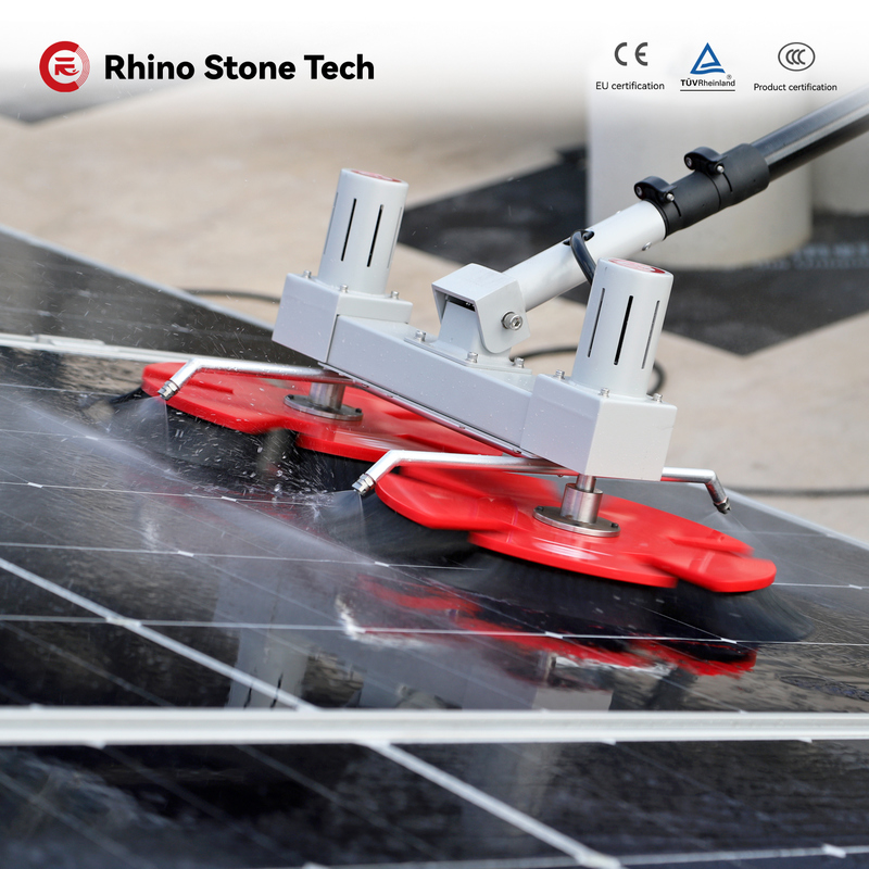 Mobile Solar Water Heater Panel Cleaning High Speed Wiper For Solar Module Cleaning DC24V