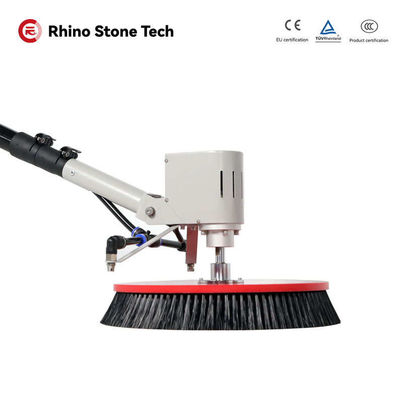 Water Fed Pole  Solar Panel Cleaning Brush 360R/Min Dry Wet Solar Power Cleaning Service