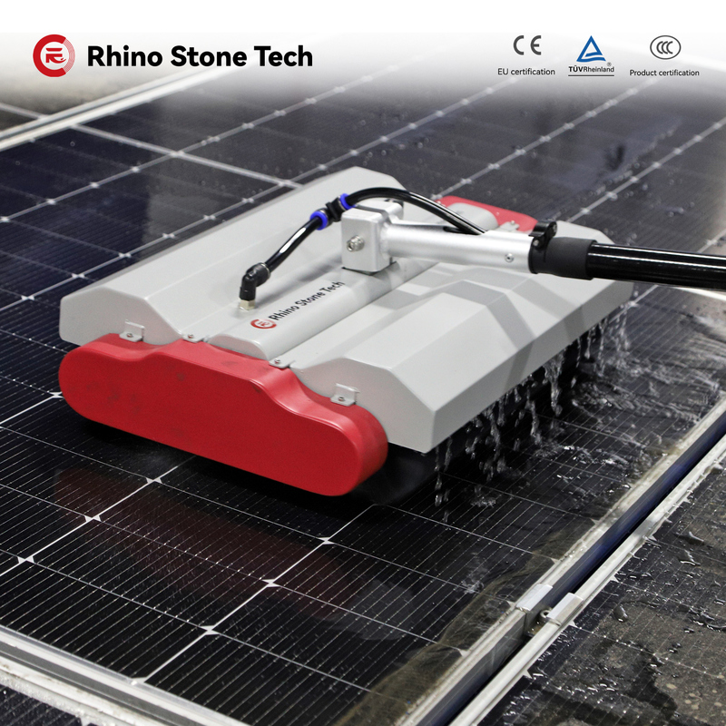 Corded Cordless Solar Panel Roller Brush For Cleaning Solar Panels Lithium Battery