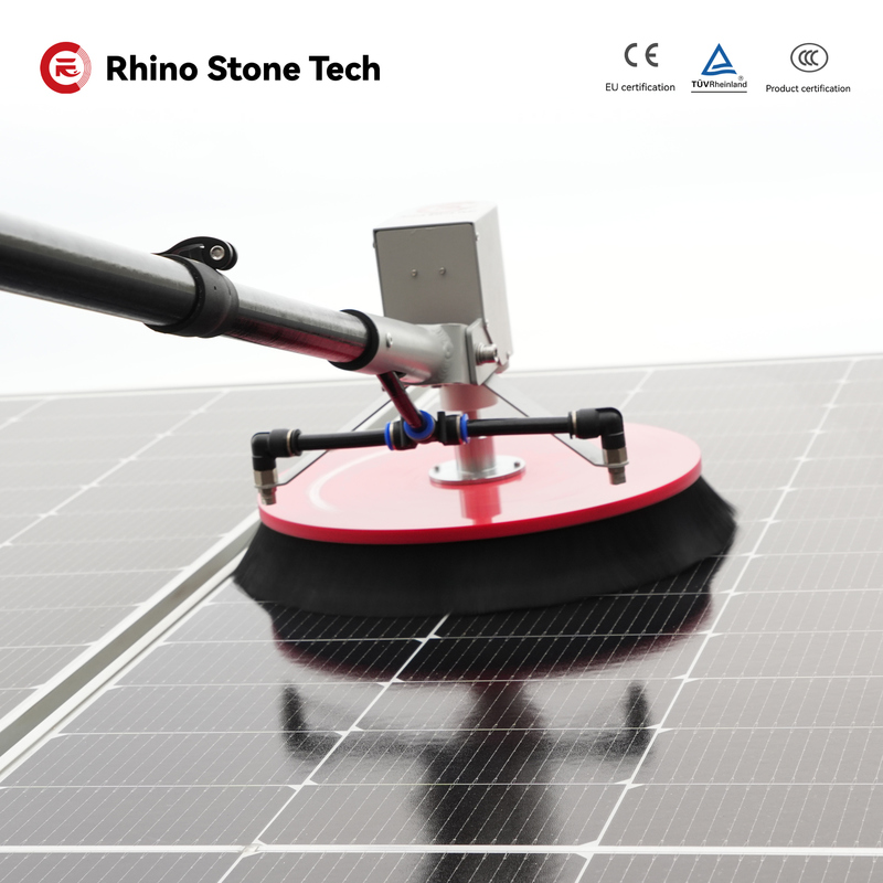 5.5m Single Head Solar Panel Cleaning Brush 2kg 3.1kg Solar Panel Cleaning Supplies