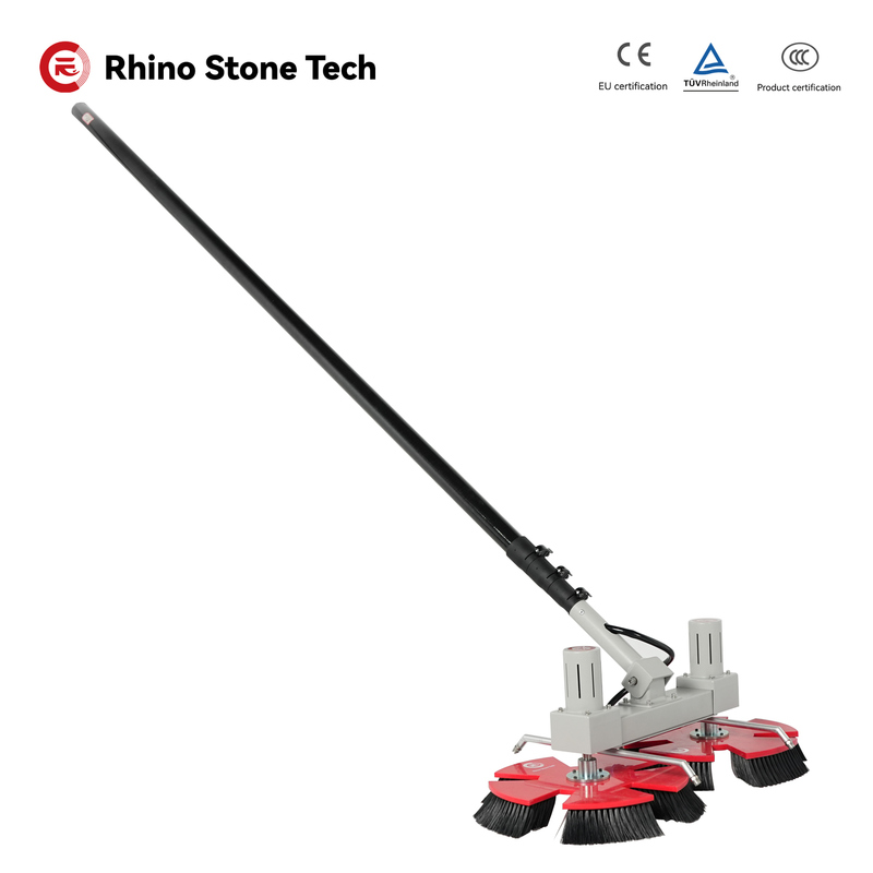 Twin Headed Solar Panel Rotating Brush DC24V Solar Pv Cleaning For PV Units