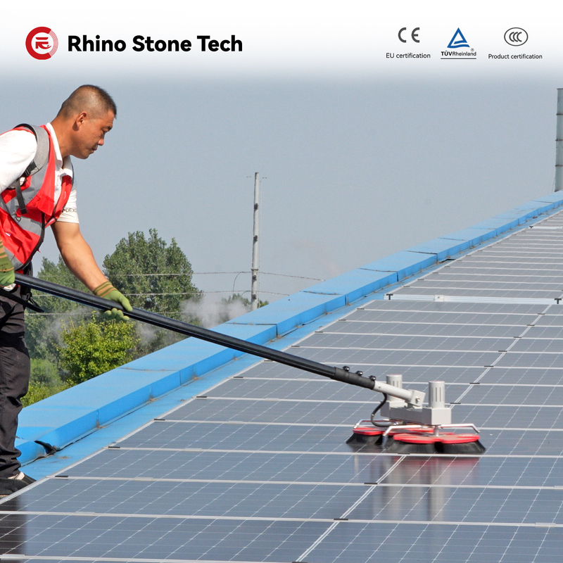 Farm Dust Pv Panel Cleaning  Aluminum Alloy Washing Solar Panels On Roof 3.5h