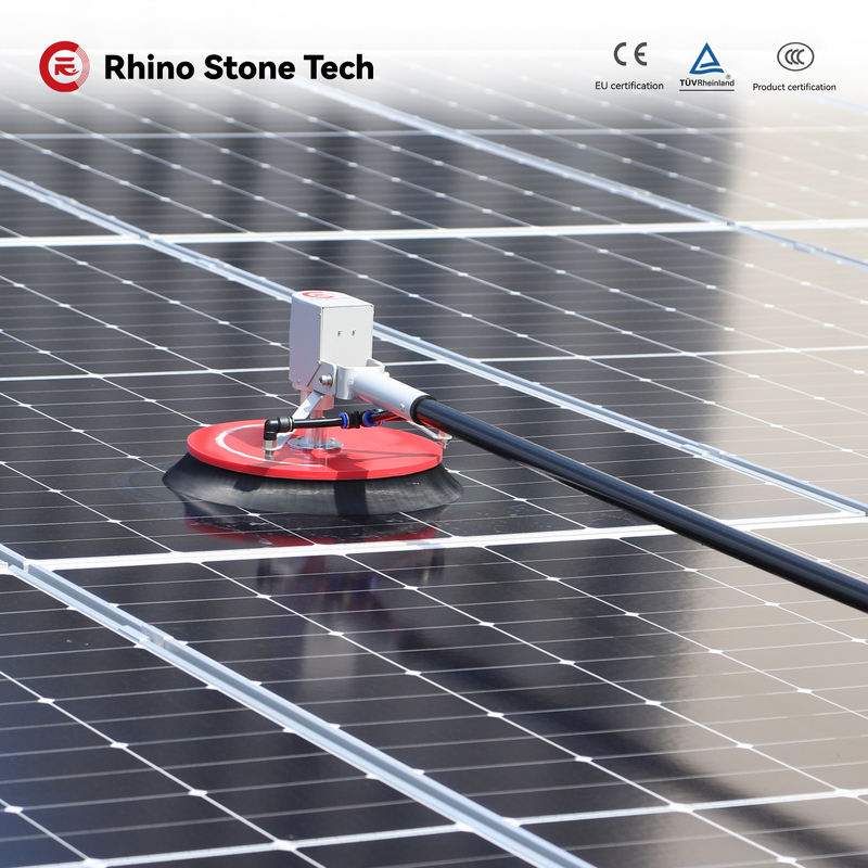 3.6m 5.4m 7.5m Solar Panel Cleaning Tools  Rotating Solar Panel Cleaning Brush