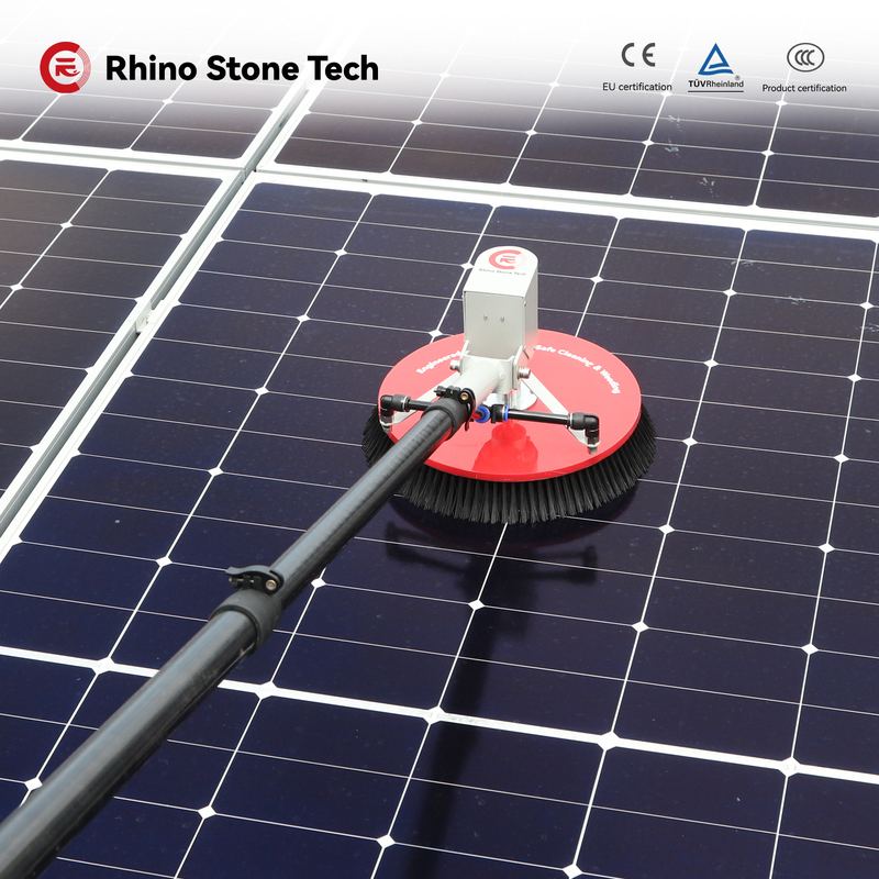 3.6m 5.4m 7.5m Solar Panel Cleaning Tools  Rotating Solar Panel Cleaning Brush