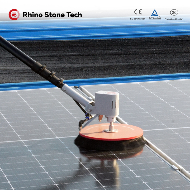 Battery Powered Solar Panel Cleaning Tools 3.6meter 5.4meter Solar Panel Cleaning Broom