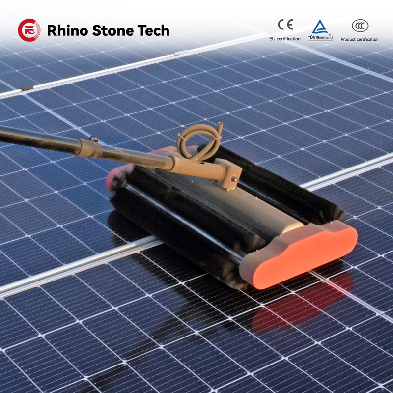 PV Solar Plate Cleaning Brush Farm Array Solar Panel Dust Cleaning System Splash Proof