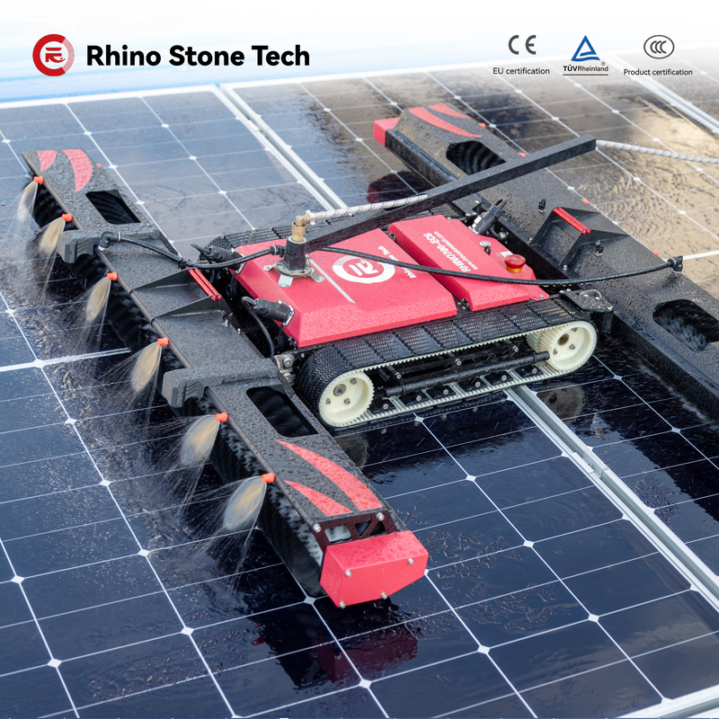 Solar Panel Cleaning Robot Solar Panel Machine Wet and Dry Solar Panel Cleaning Robot