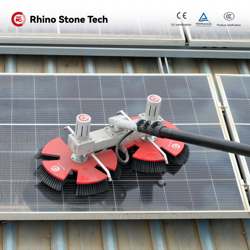 Electric Solar Panel Module Cleaning Brush for Solar Panel Cleaning Commercial & Industrial Solar