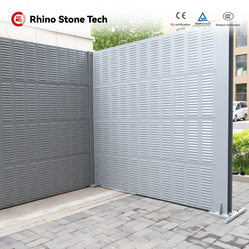 Galvanized Steel Sound Dampening Panel Energy Storage Noise Barrier Energy Storage Sound Barrier with Resistance to Oxidation and Corrosion