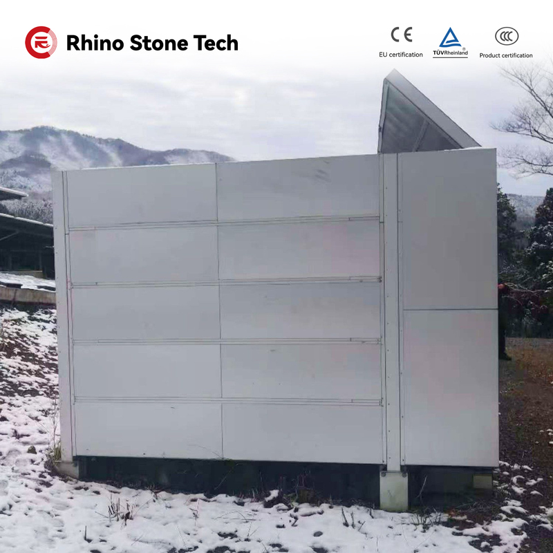 Aluminum Alloy Whole Set Soundproof Panel Energy Storage Sound Barrier with Low Impurity Centrifugal Glass Wool for Excellent Acoustic and Moisture Resistance