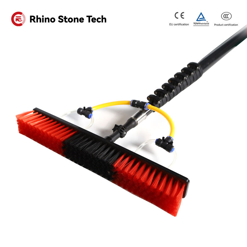 Water Fed Pole Kit Adjustable Solar Panel Cleaner Tool Telescopic Pole Brush Window Cleaning Equipment
