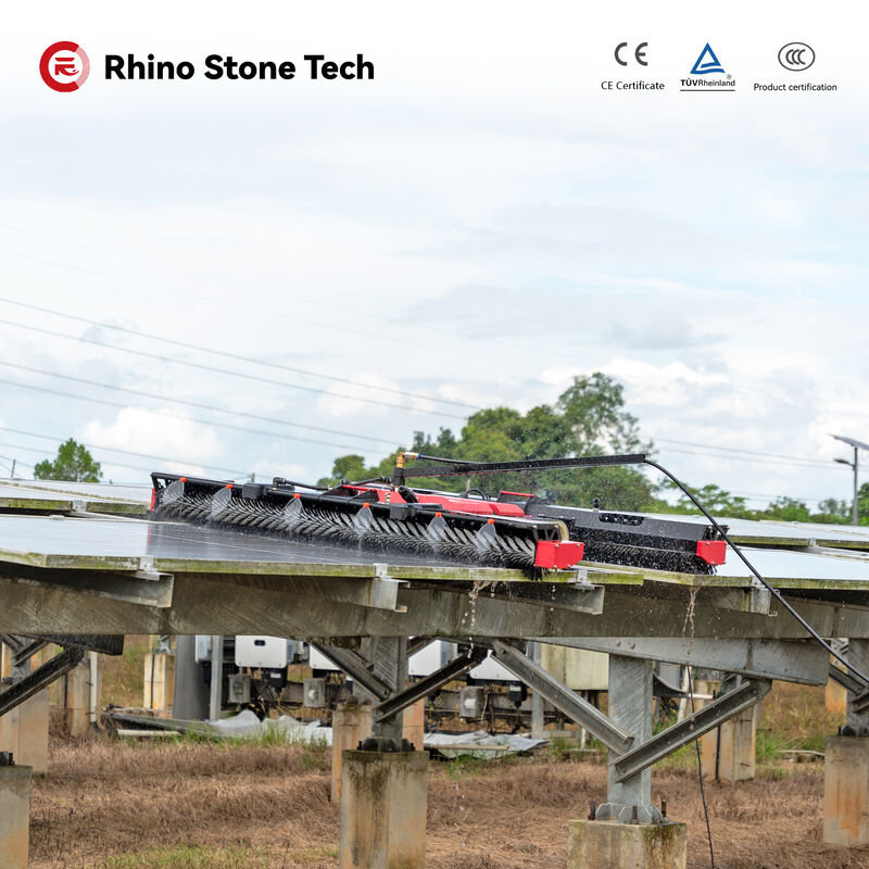 High Quality Commercial Industrial Solar Farm Solar Panel Cleaning Solar Cleaning Robot with Battery Accessories