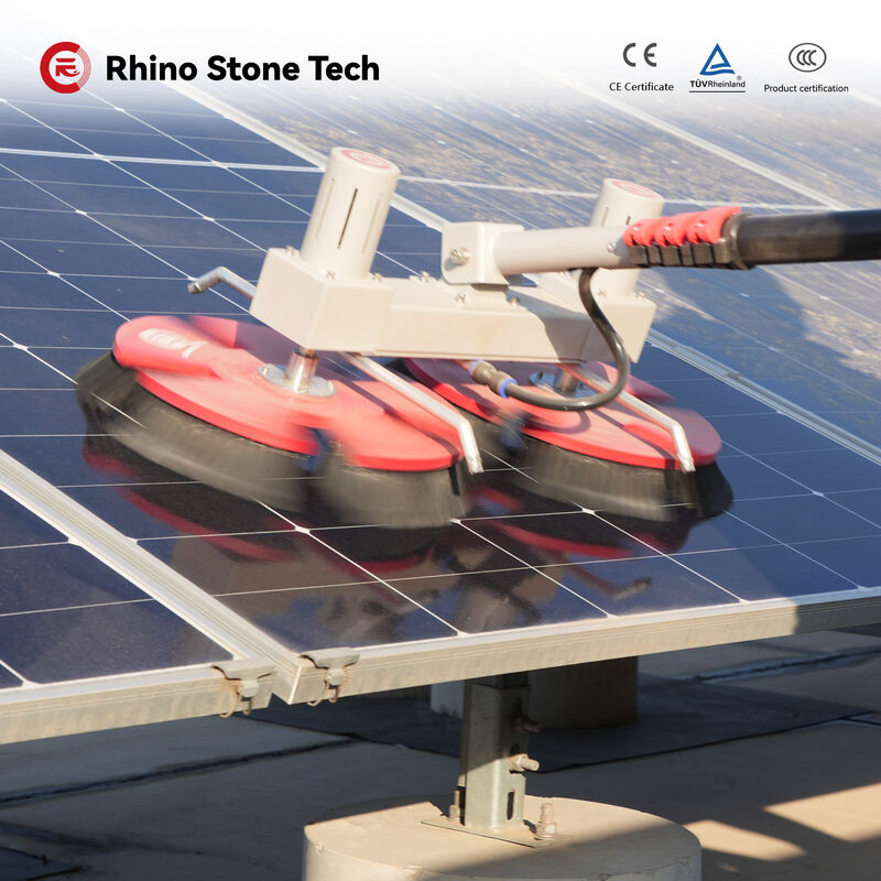 Soft Bristle Manufacturing Solar Panel Washing Facilities Electric Roller Brush 3.6m 5.4m 7.5m PV Module Photovoltaic Farm Array Cleaner