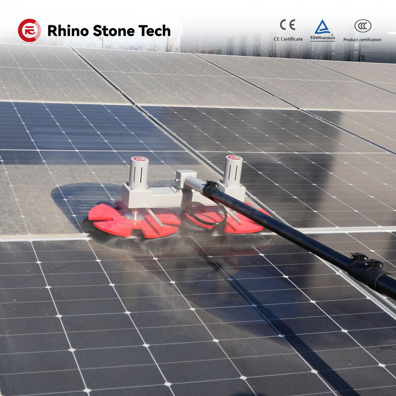 Solar Related Products Automatic Solar Panel Double Brushes Cleaning Robot Equipment Solar Panel Cleaner Machine