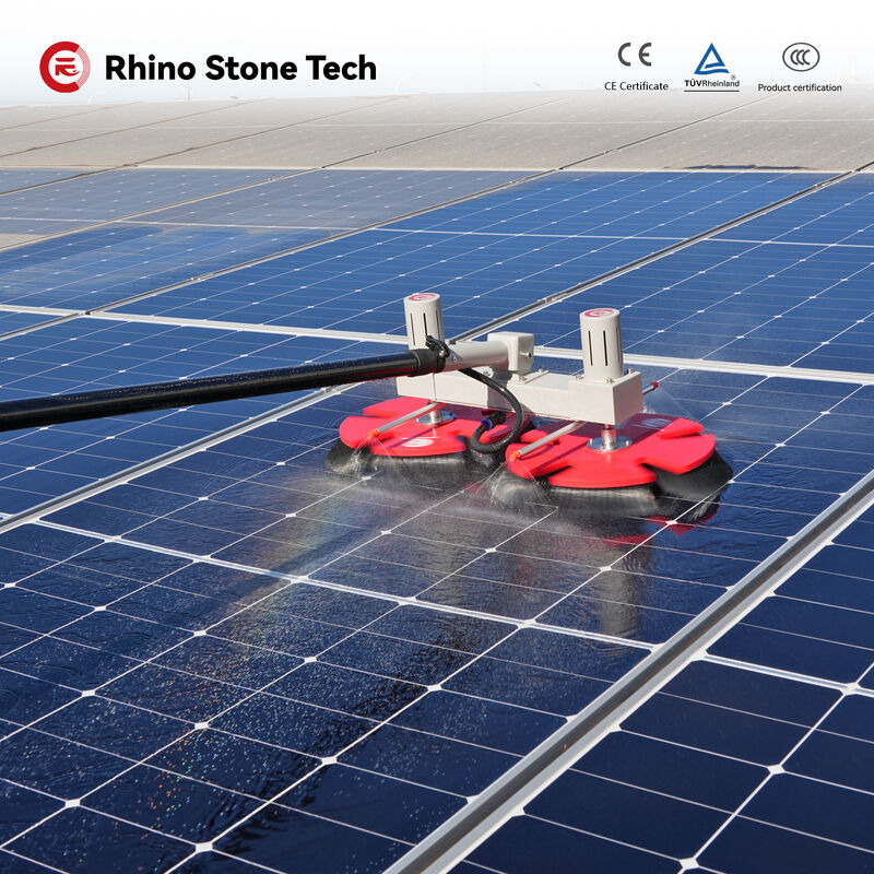 Solar Related Products Automatic Solar Panel Double Brushes Cleaning Robot Equipment Solar Panel Cleaner Machine