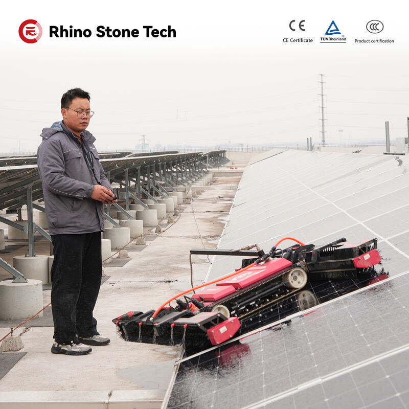 Solar Panels Auto Cleaning Solar Pv Panel Autonomous Module Cleaning Robot Solar Cell Cleaning