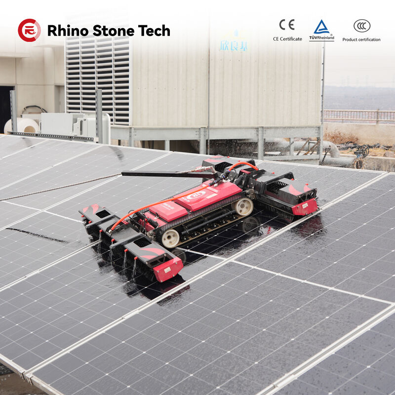 Solar Panels Auto Cleaning Solar Pv Panel Autonomous Module Cleaning Robot Solar Cell Cleaning