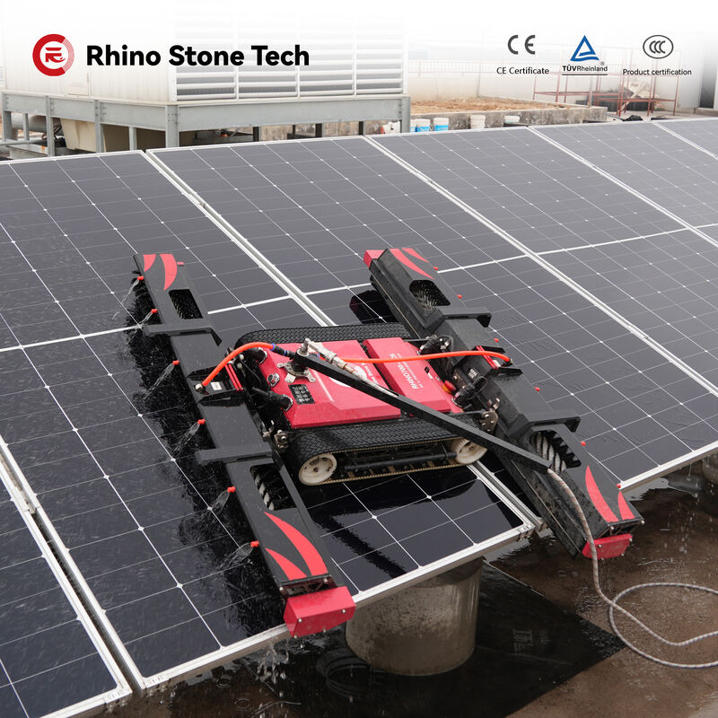 Solar Panels Auto Cleaning Solar Pv Panel Autonomous Module Cleaning Robot Solar Cell Cleaning