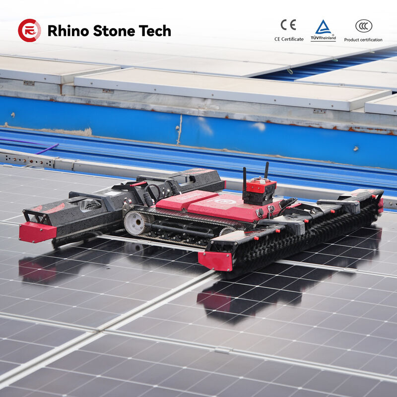 Best Price High Efficiency Remote Control Solar Panel Cleaning Robot New Energy Machine for Dust Snow Rain Removal