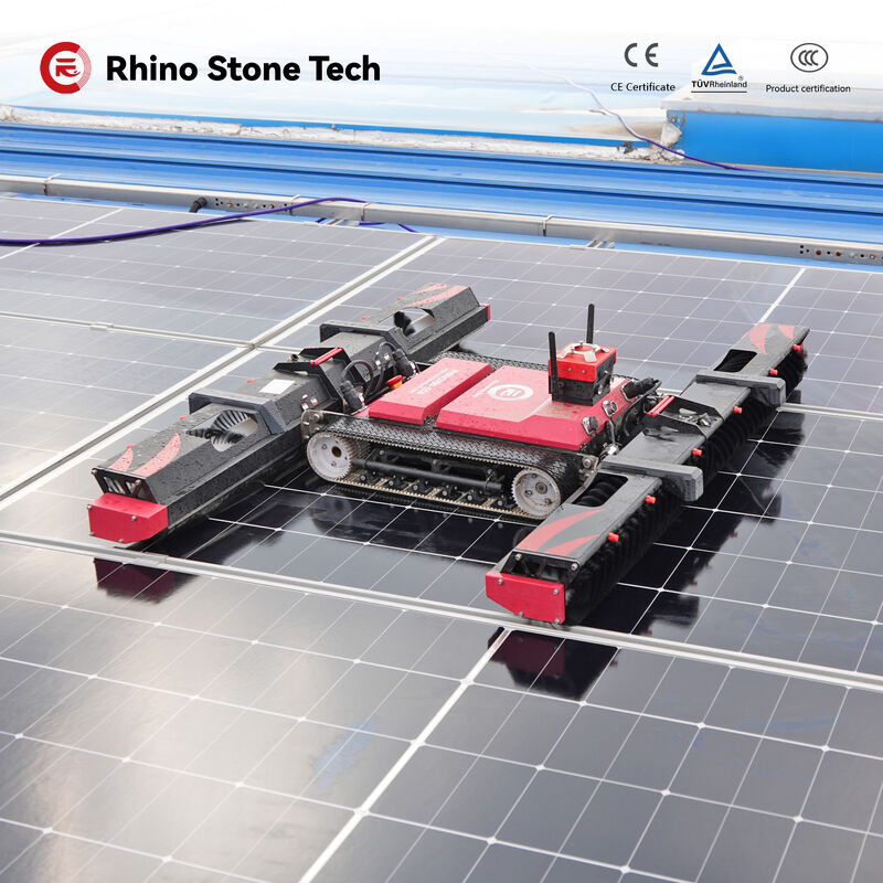 Best Price High Efficiency Remote Control Solar Panel Cleaning Robot New Energy Machine for Dust Snow Rain Removal