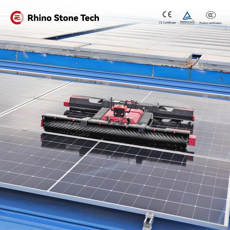 Best Price High Efficiency Remote Control Solar Panel Cleaning Robot New Energy Machine for Dust Snow Rain Removal