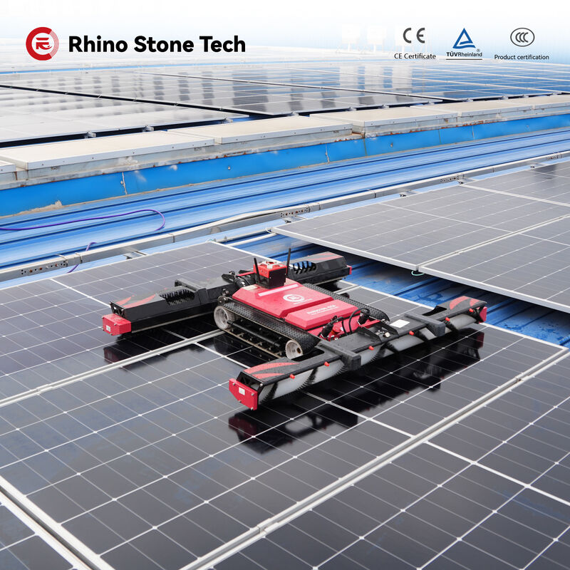 Best Price High Efficiency Remote Control Solar Panel Cleaning Robot New Energy Machine for Dust Snow Rain Removal
