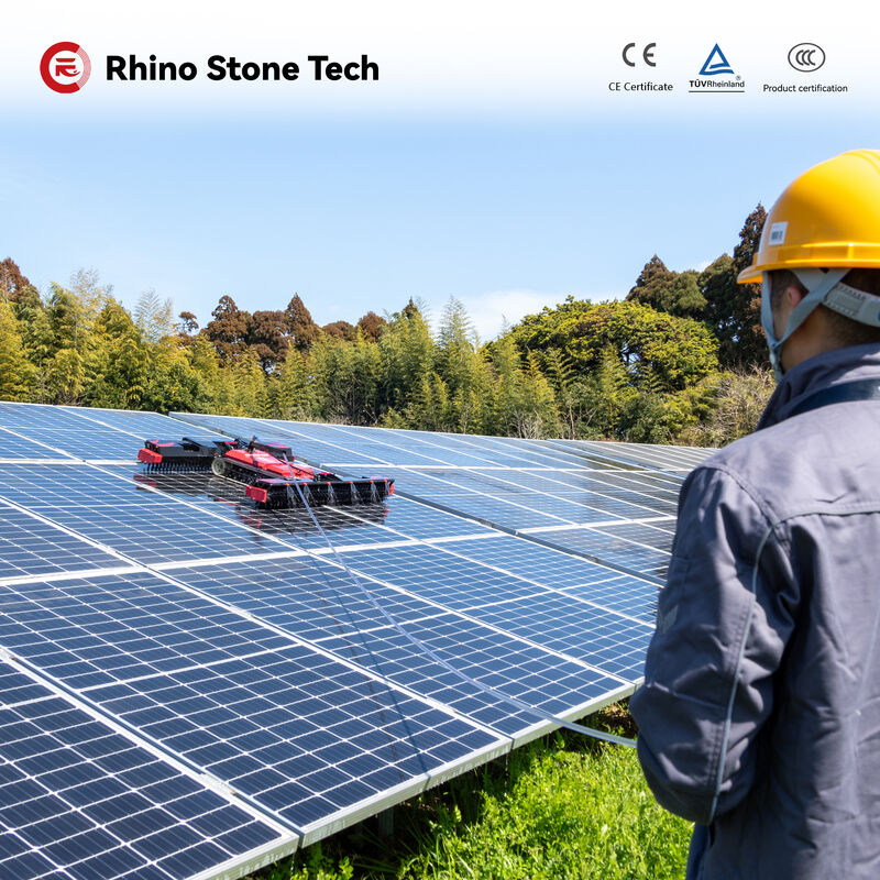 Solar Panel Cleaning Robot Machine Equipment for High Quality Supplier Solar Photovoltaic Cleaner