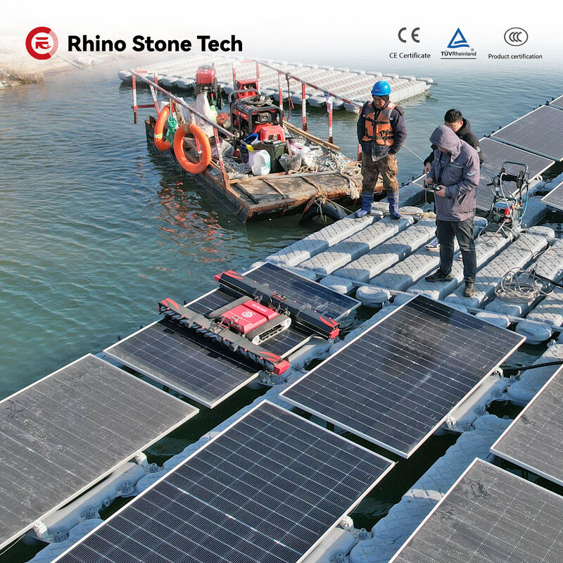 Dual-Head Solar Panel Cleaning Brush/Automation Machine Efficient Solar Panel Cleaning Robot PV Clean Robot