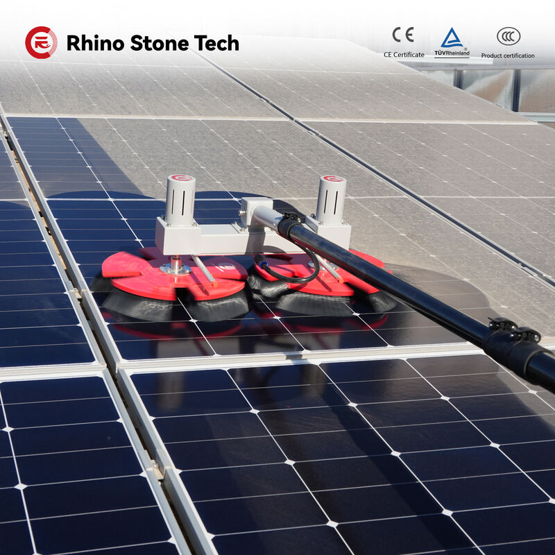 Solar Double-ended Brush Electric Photovoltaic Modules Cleaning Robot Brush with Solar Panel Cleaning System Tools