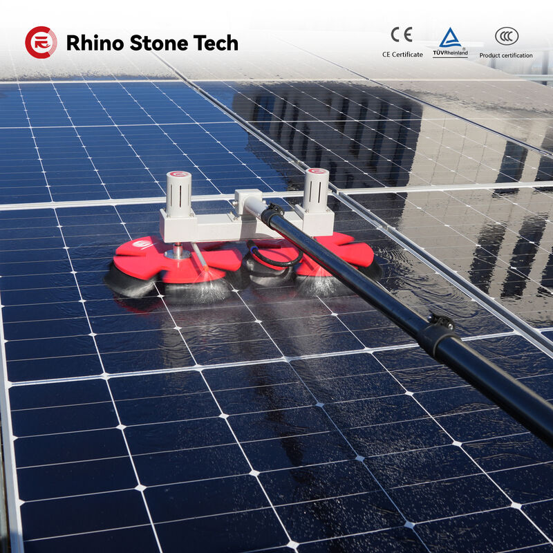 Solar Double-ended Brush Electric Photovoltaic Modules Cleaning Robot Brush with Solar Panel Cleaning System Tools