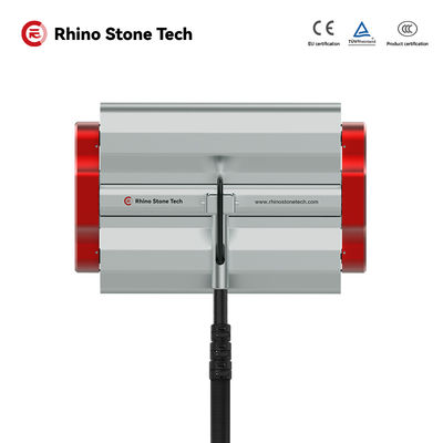 Doppelwalzen-Solarpanel-Walzenbürste Solarreinigungsausrüstung 3,6 Meter