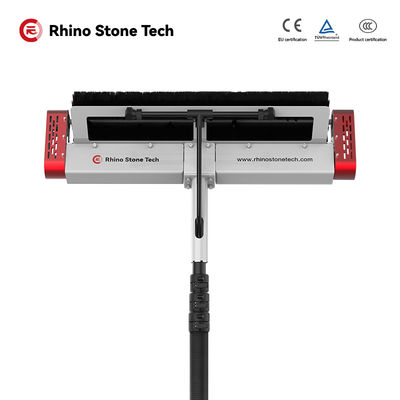 Einzelrollen-Solarpanel-Waschbürste, austauschbar, Solarpanel-Reinigungsbürste und -Stange 3,6 m