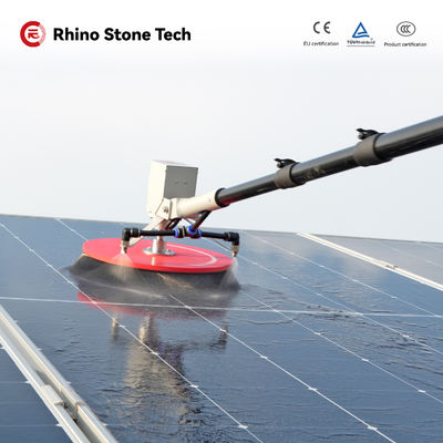 Carbon Fiber Commercial Solar Cleaning Anti Static Solar Panel Cleaning Roller Brush Single Disc