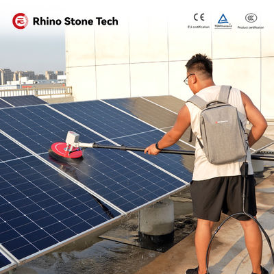 Electric Rotating Commercial Solar Panel Cleaning Brush Equipment 3.6 7.5 Meters.​