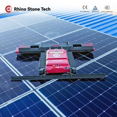 Automatic Remote Control Solar Panel Cleaning System Crawler Robot for PV Power Dust Removal Solution