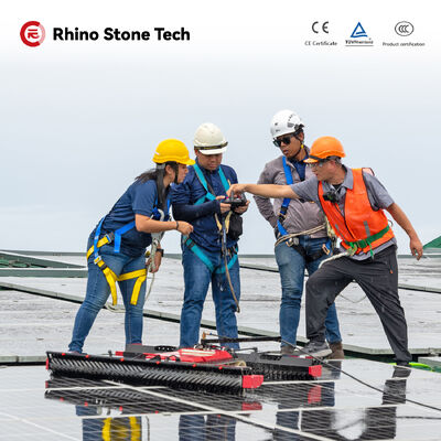 Solar Panel Cleaning Machine PV Stain Removal System Photovoltaic Units Washing Cleaner for Commercial Industrial Solar Farm