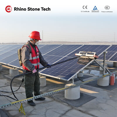 Innovative Photovoltaic Farm Washing System Solar Panel Cleaning Brush PV Cleaner Lithium Battery Power Version