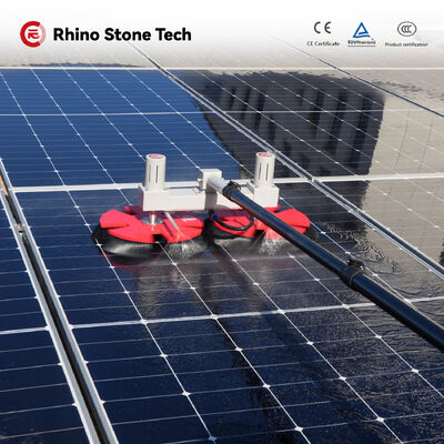 Panel Cleaning Washing Machine Automatic Brush Double Head Robot 690mm Optional Cleaning Width Battery