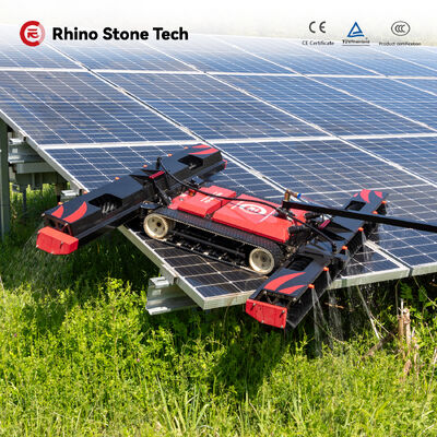 Robot Solar Panel Cleaning Device Automatic Intelligent PV Cleaning Machine for Commercial and Residential Use